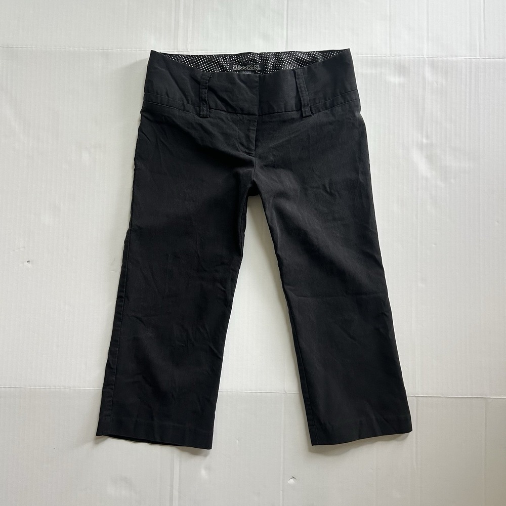 2000s Low Rise Capri Pants Y2K Preppy Parisian Office Siren